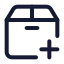 Packageadd icon with stroke standard style